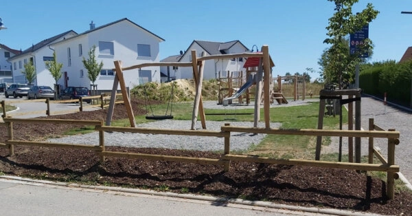 Kinderspielplatz Baugebiet Tafelesch in Aulendorf fertiggestellt